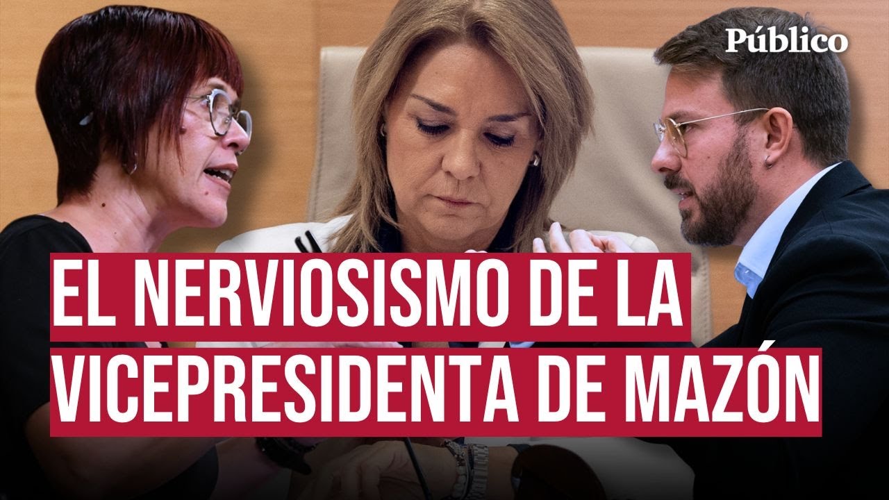 Alta tensión en la comisión de la DANA con la vicepresidenta de MAZÓN: 