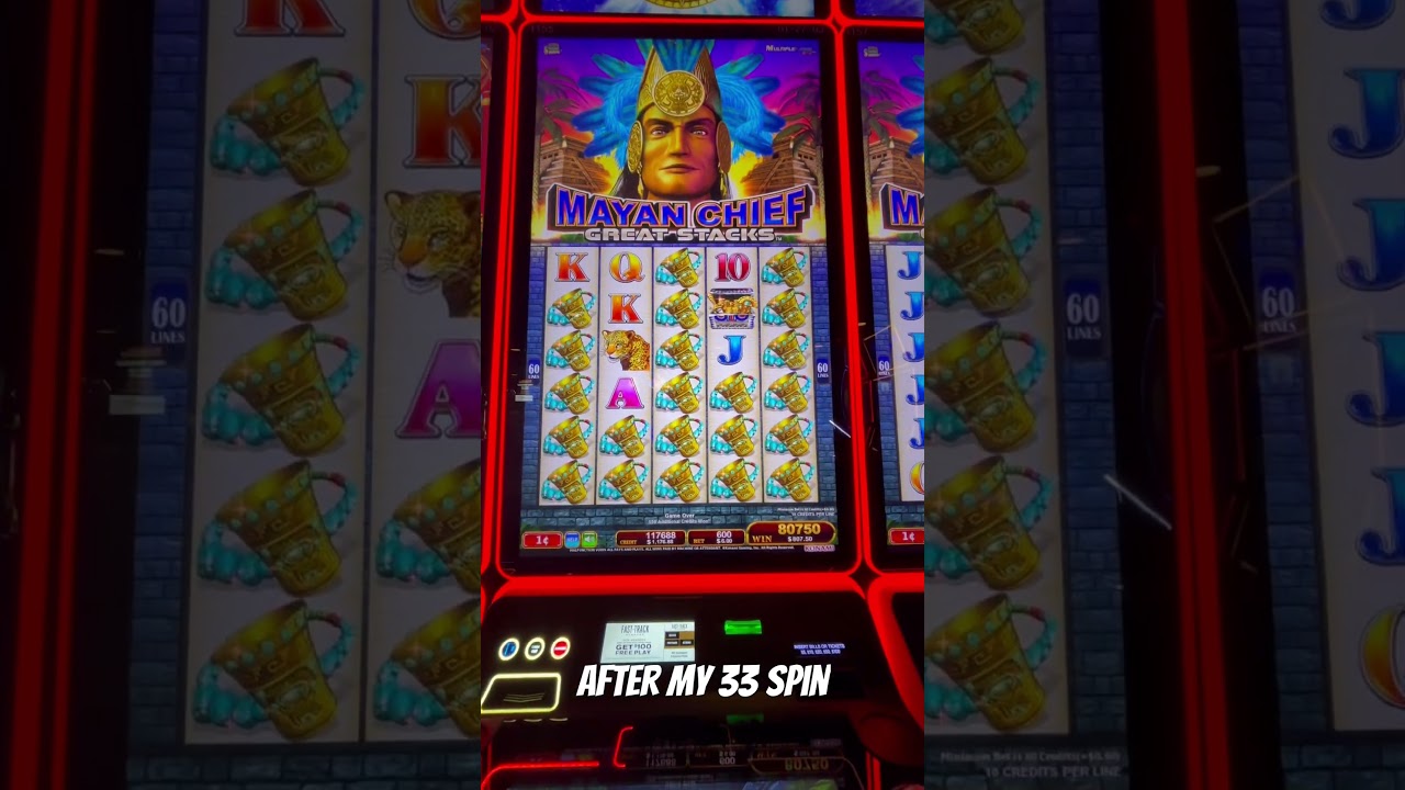 Mayan Chief Great Stacks after 33 spins. It just might work!