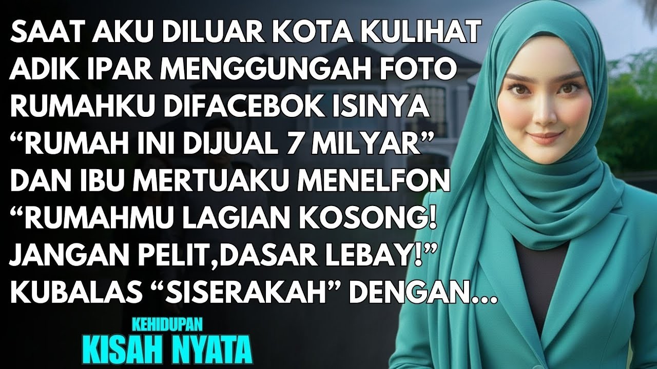ADIK IPAR, MERTUA DAN SUAMIKU YANG SERAKAH MENCOBA MENJUAL RUMAHKU 7M - KUBALAS MEREKA DENGAN INI...