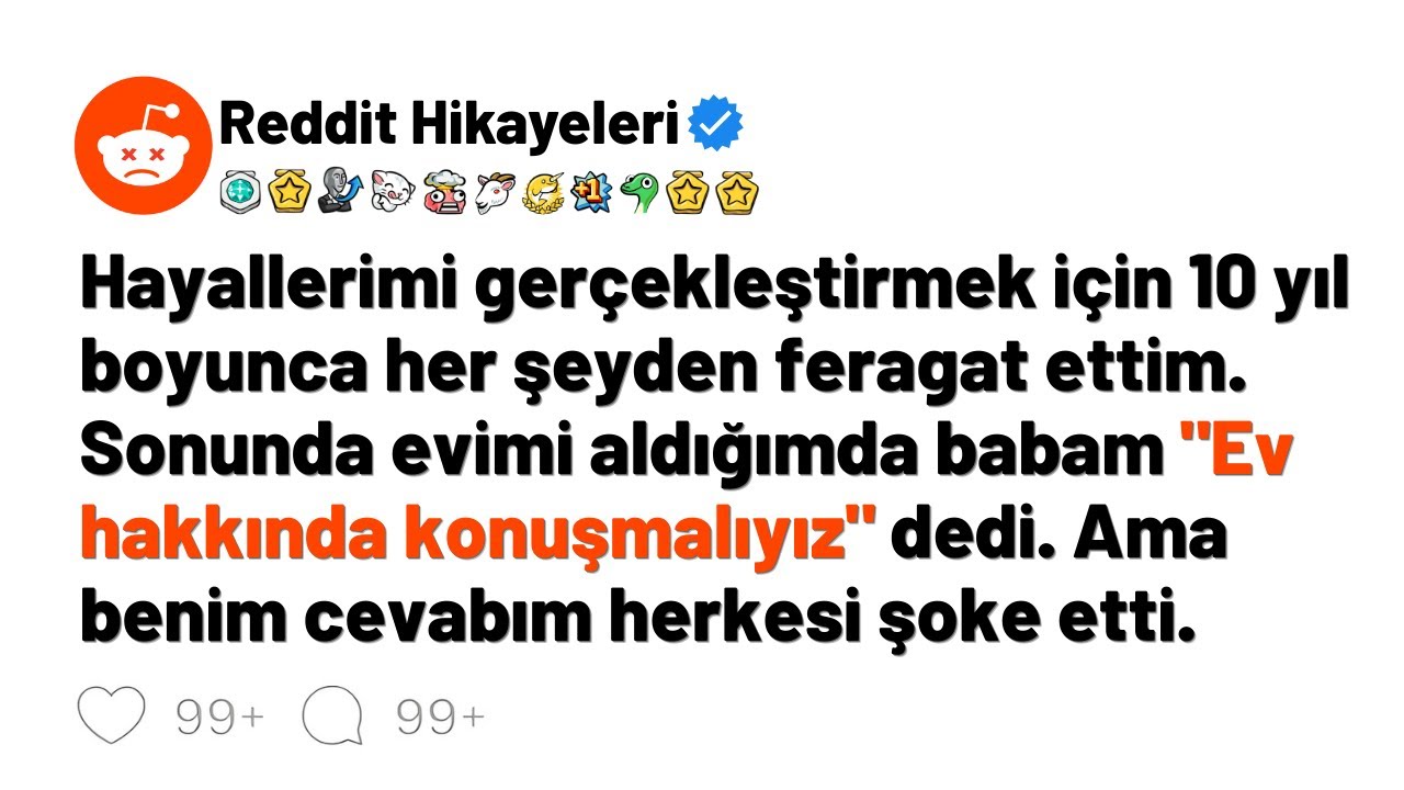 10 yıl her şeyden vazgeçip ev aldım, babama verdiğim cevap herkesi şok etti.