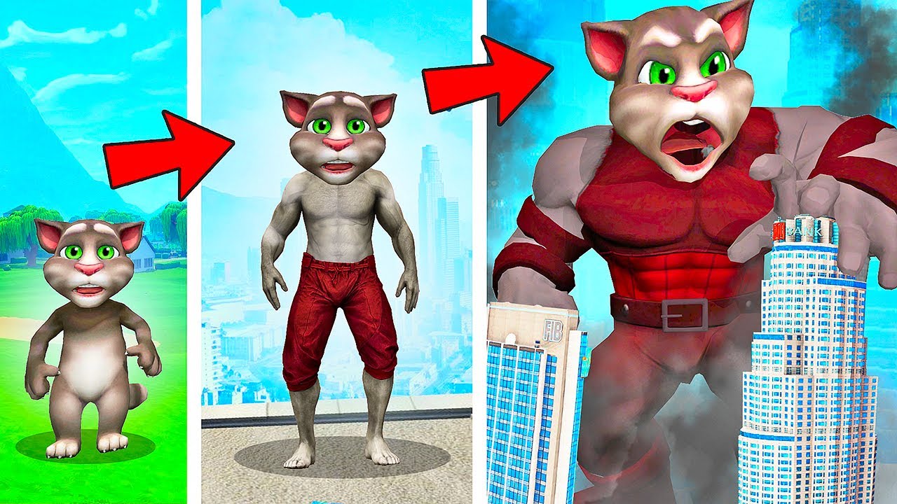 ГОВОРЯЩИЙ ТОМ СТАЛ КАЧКОМ САМЫМ СИЛЬНЫМ КОТОМ В ГАРРИС МОД! TALKING TOM ЧЕЛЛЕНДЖ В Garry`s Mod!