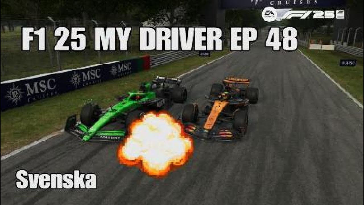 CRAZY RACE AT MONZA!!  F1 25 MY DRIVER CARRER MODE EP 48