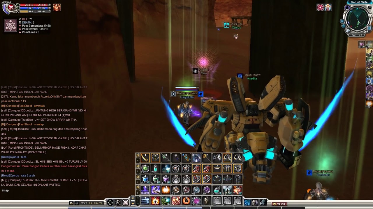 RF ONLINE INA - CERBERUS : HIDDEN SOLDIER BELLATO PVP