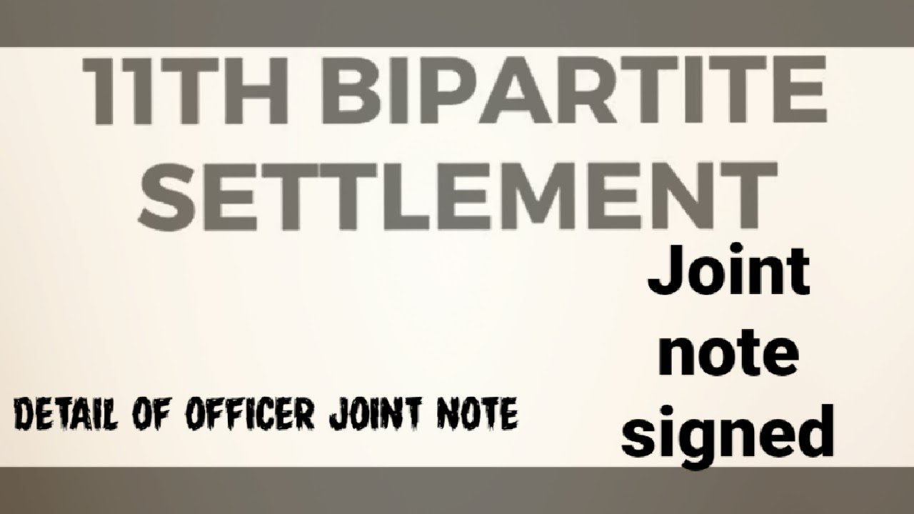 11th BPS Officer joint note detail