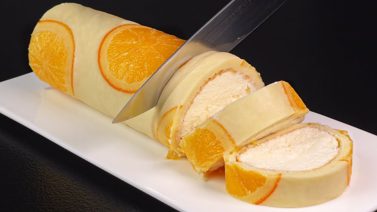 Вкуснейший апельсиновый бисквит! НОВЫЙ рецепт зимнего десерта.