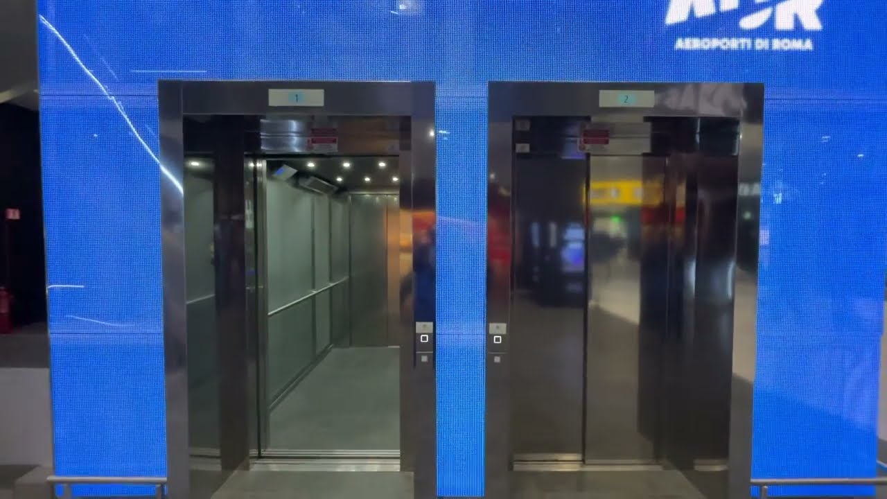 Schindler Traction Lifts - Rome Fiumicino Airport, Fiumicino Italy 