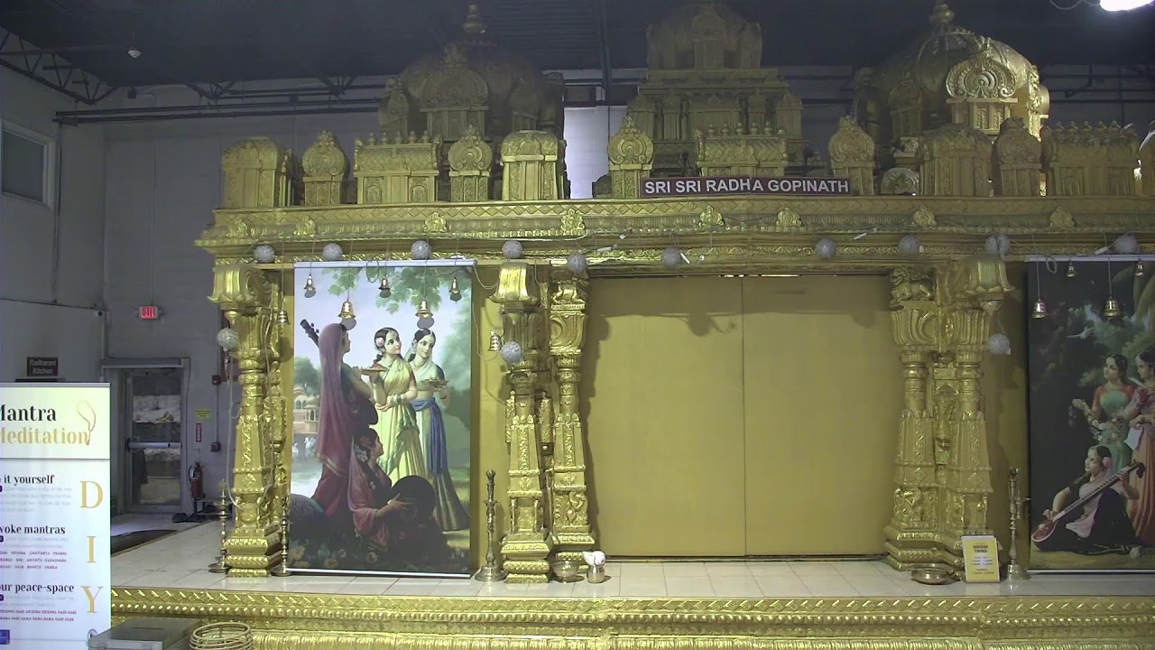 🙏🌟 Radha Gopinath Mandir Daily Live | Edison, NJ 🕉️🎶
