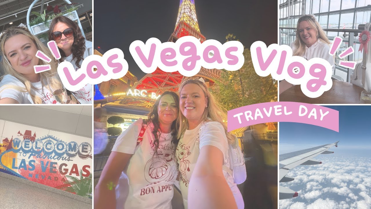 Las Vegas Vlog | Hen Do | Travel Day | NCL-LAS | Paris Hotel