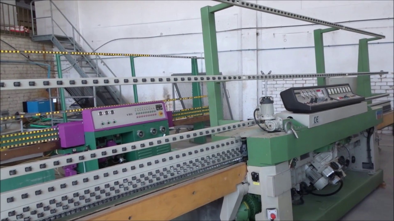 GlassBaltic | Vertical straight line edging machine BAVELLONI PR/88