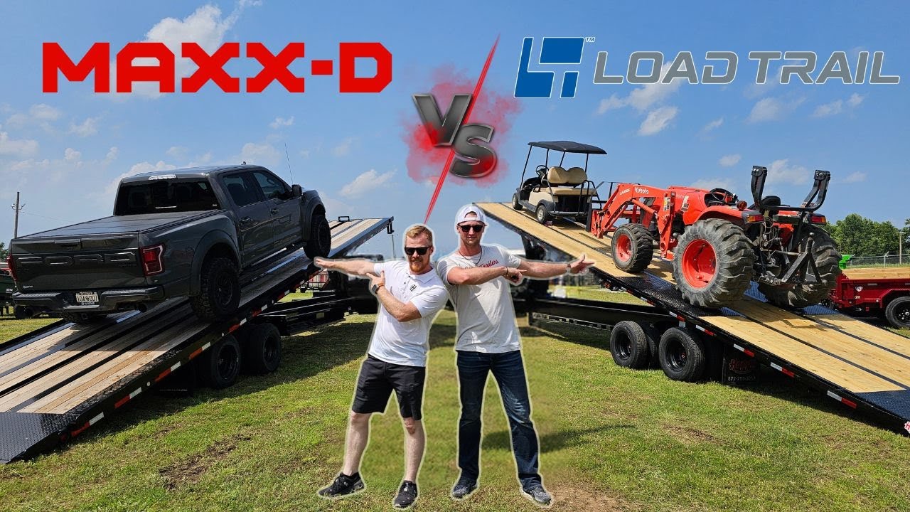 Full Tilt Showdown! Compare the MAXX-D and Load Trail 40' Container Haulers!