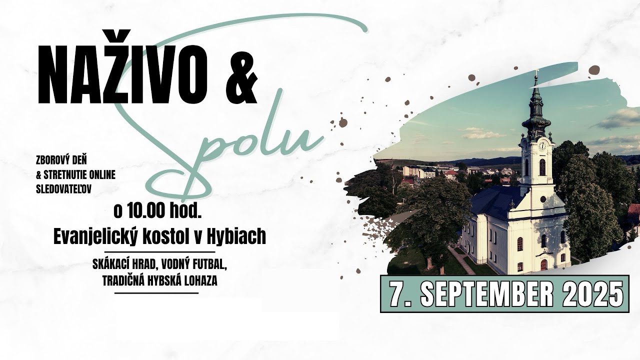 Služby Božie. 12.Nedeľa po Sv&auml;tej Trojici - Naživo a spolu