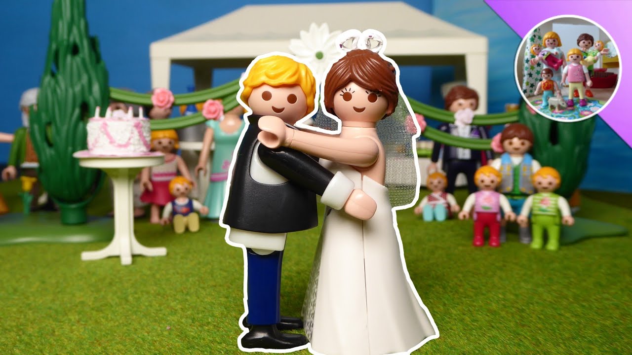 Playmobil Film Deutsch Die Hochzeit von Lukas und Klara. Geschichte mit Familie Kägi