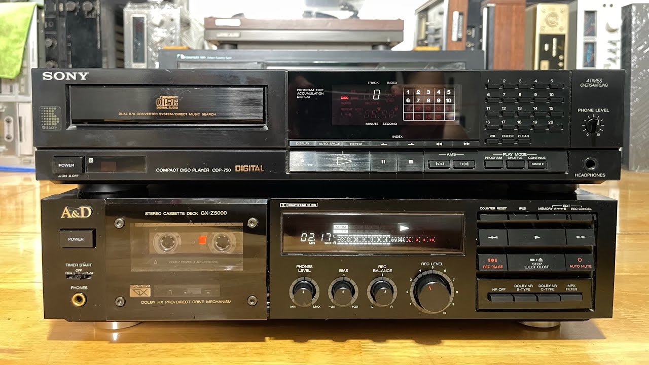 (Đã bán) SONY CDP 750: 1tr2 & Cassette deck A&D Z5000: 3tr ☎️/ Zalo: 0933488038🏠Đ/c: Hocmon - HCM