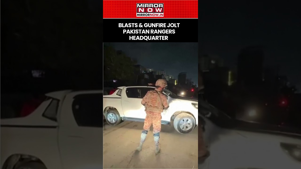 Karachi Attack: Deadly Attack At  Pakistan Rangers Headquarters Kills 4 Troops, 6 Terrorists #shorts