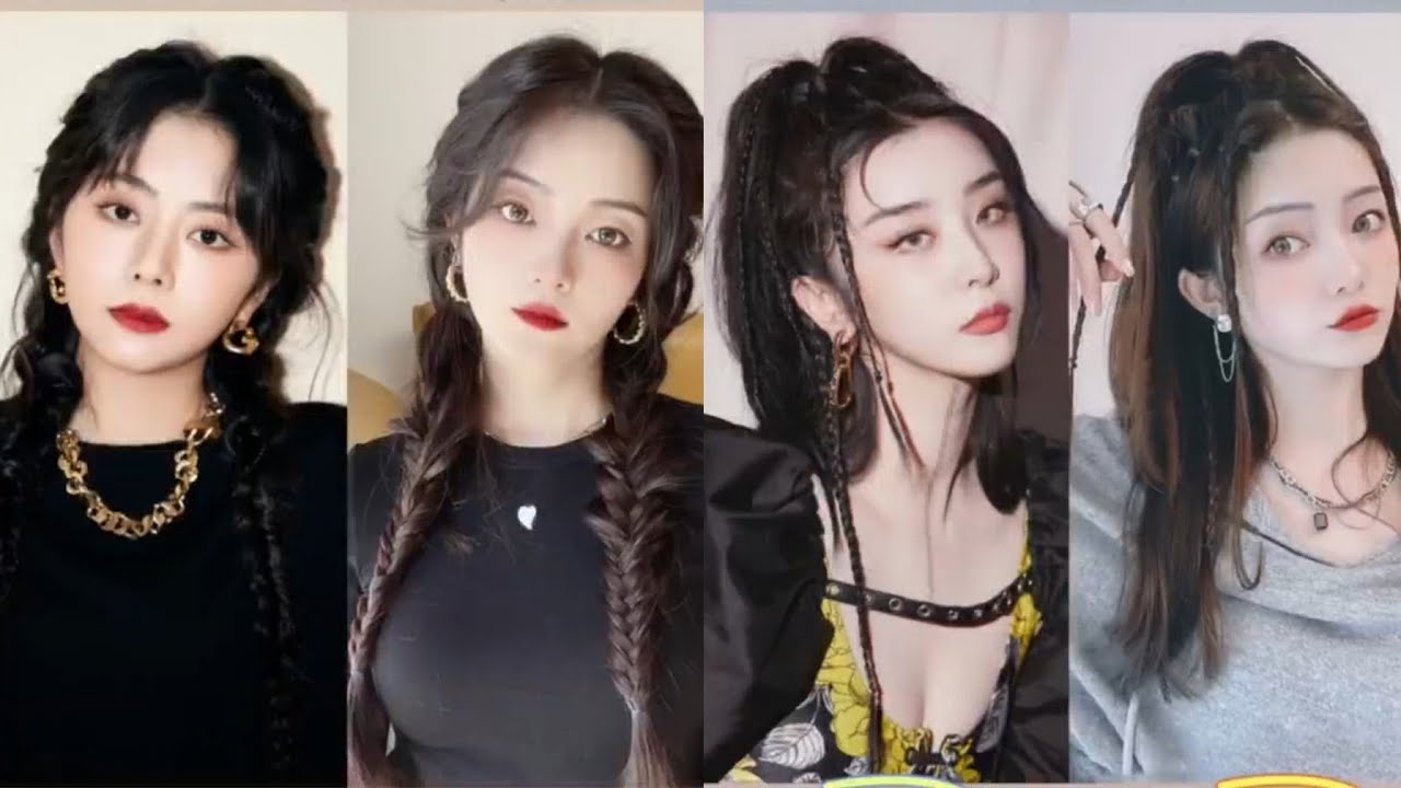 Beautiful Chinese Star Hairstyle Tutorial|Braids hairstyles tutorials