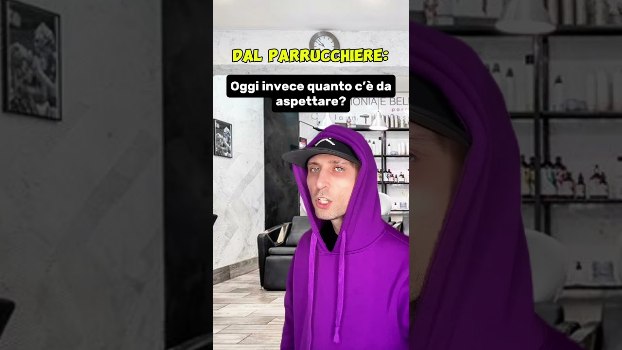 Dal parrucchiere 😂