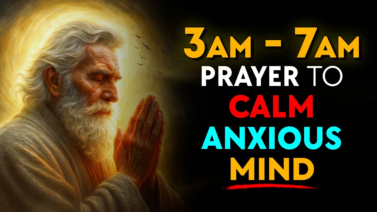 Pray Between 3AM and 7AM to CALM ANXIOUS THOUGHTS and RECEIVE God’s PEACE Today and REST