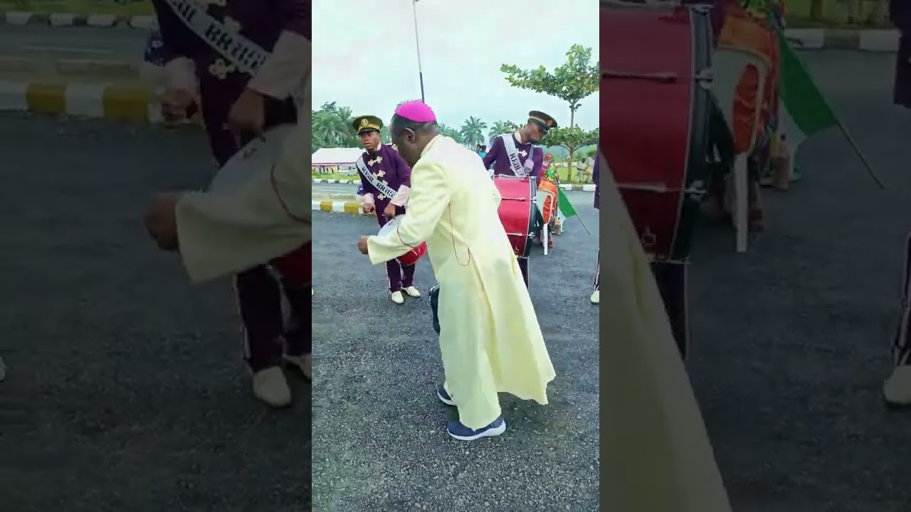 Bishop Matthew Hassan Kukah dances at the opening ceremony of CBCN plenary meeting 2025 #onechurch