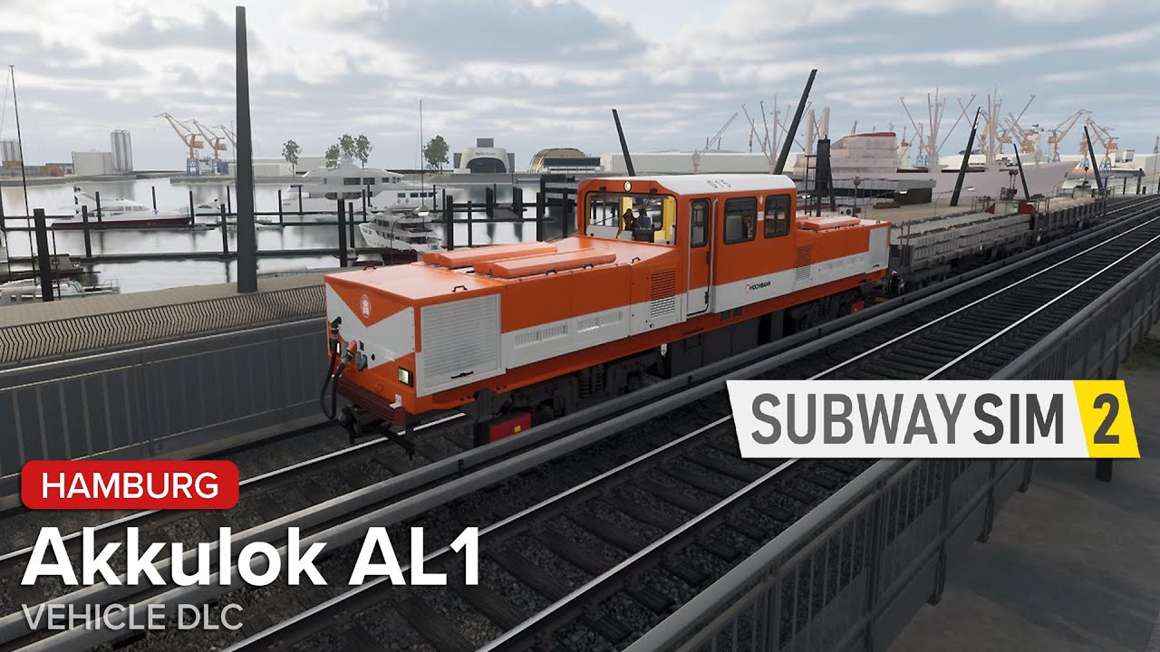 SubwaySim 2 BETRIEBSFAHRT mit Akkulok AL1 auf der Hamburger Hochbahn | U-bahn Simulator Gameplay
