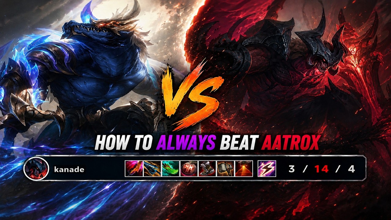 Renekton Vs Aatrox | How to dominate Aatrox Matchup | Masters + | League Of Legends |