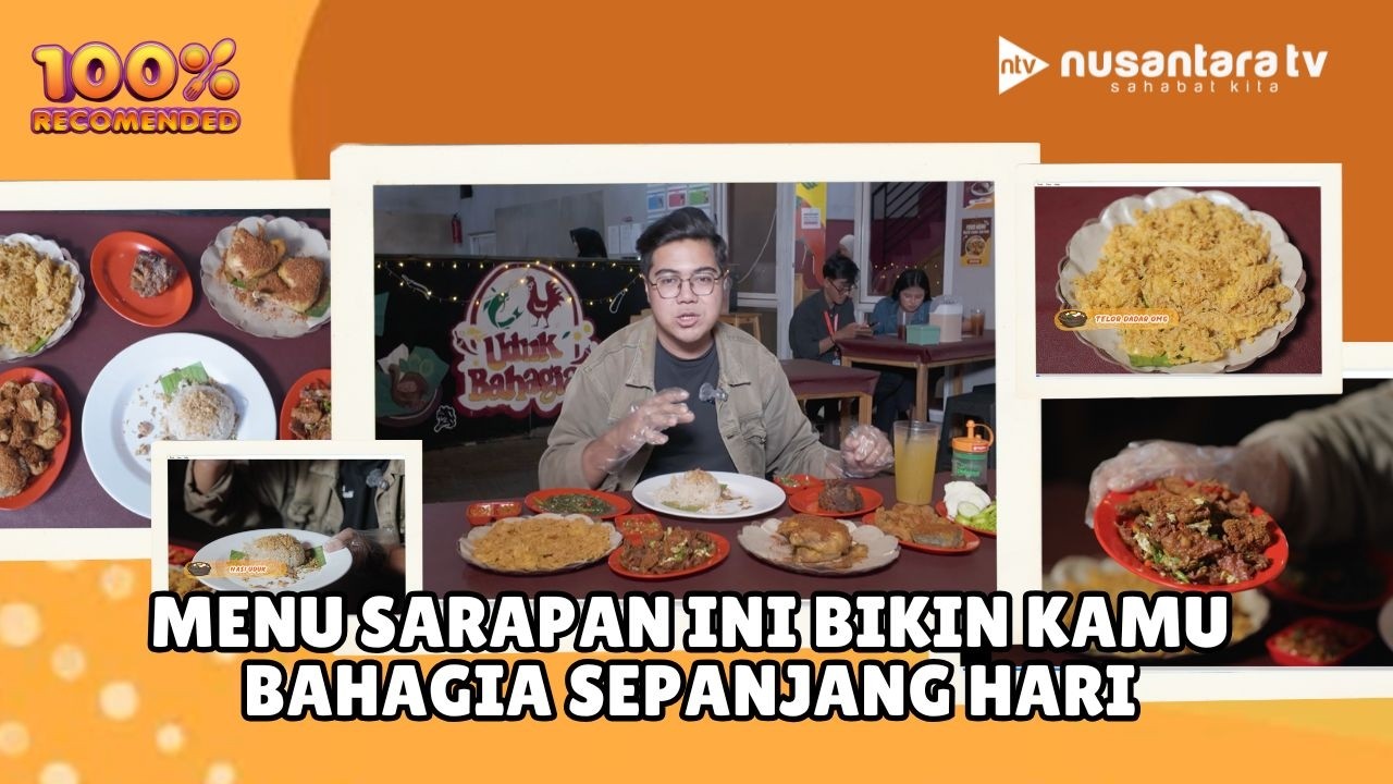[LIVE] Menu Sarapan Ini Bikin Kamu Bahagia Sepanjang Hari | 100% RECOMENDED