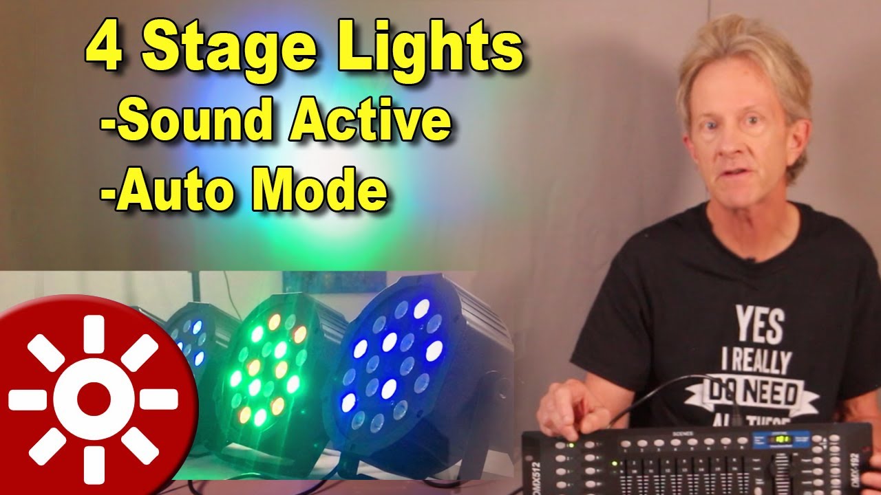 DMX Light for $28?: How to program 4 + Fog!