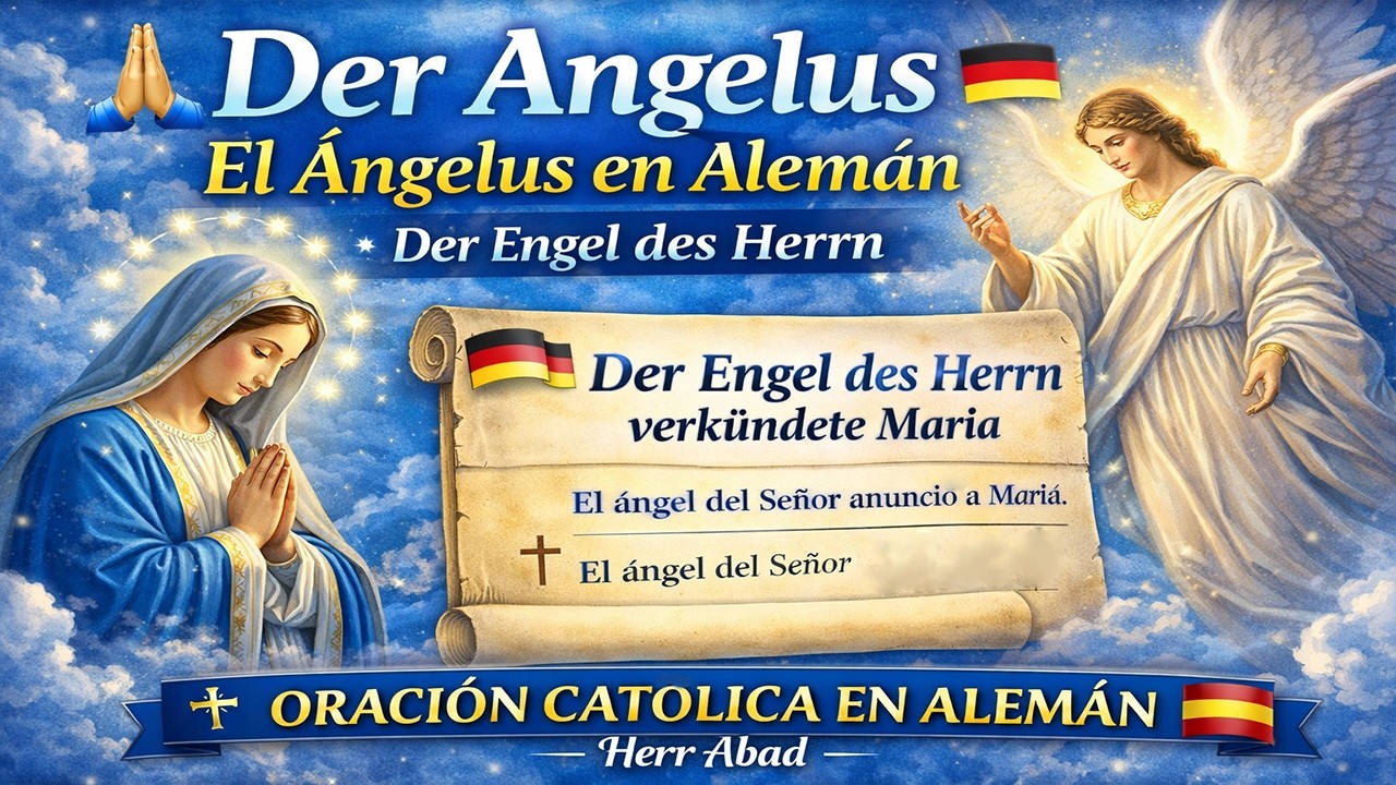🙏 Der Angelus 🇩🇪 | El Ángelus en Alemán | Der Engel des Herrn