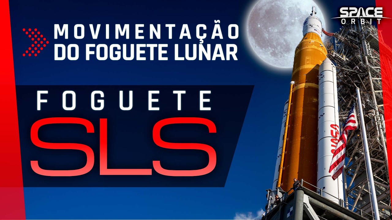 MOVIMENTAÇÃO DO FOGUETE SLS DA NASA PARA O PAD! - ARTEMIS II
