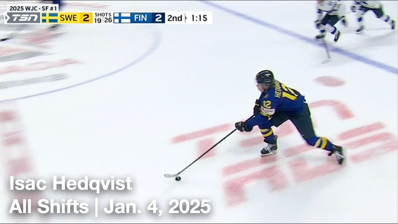 Isac Hedqvist (SWE12) | All Shifts | Sweden vs. Finland | 1 4 2025 | World Juniors