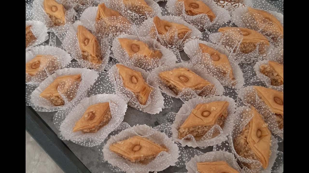 BAKLAWA AUX AMANDES FAIT MAISON MAGNIFIQUE
