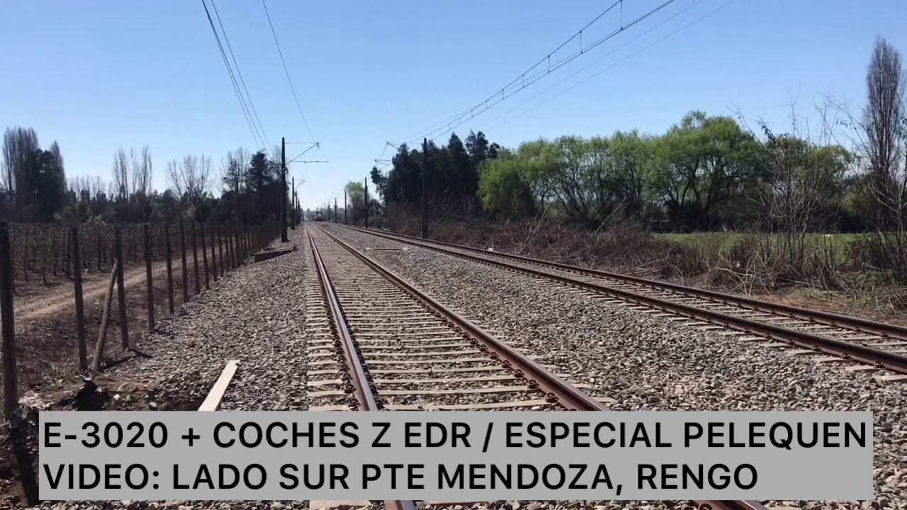 EFE | E-3020 | Especial Alameda - Pelequen - San Fernando | Captura Rengo y Rosario