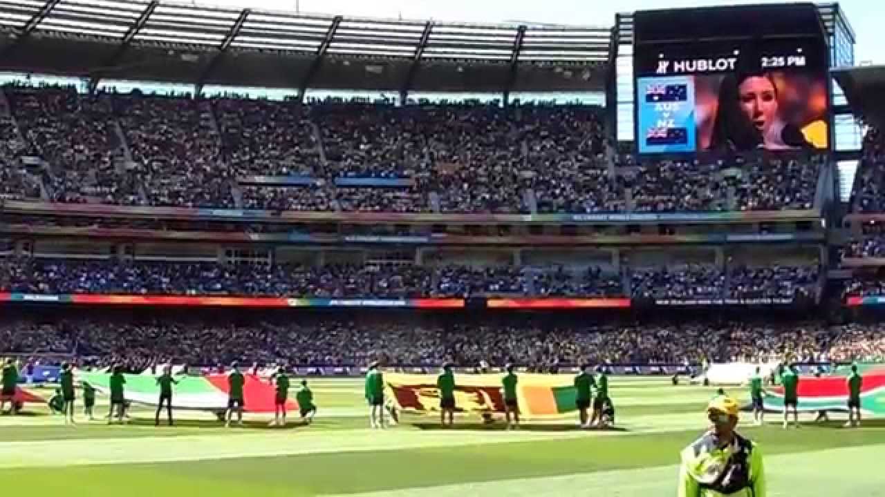 2015 ICC Cricket World Cup Final - Aus v NZ - Anthems