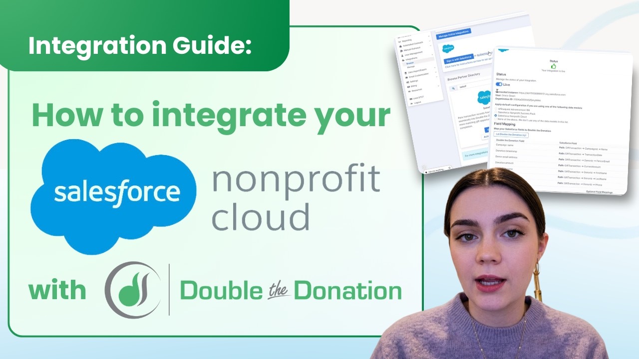 Как настроить интеграцию Salesforce Nonprofit Cloud + удвоить количество пожертвований