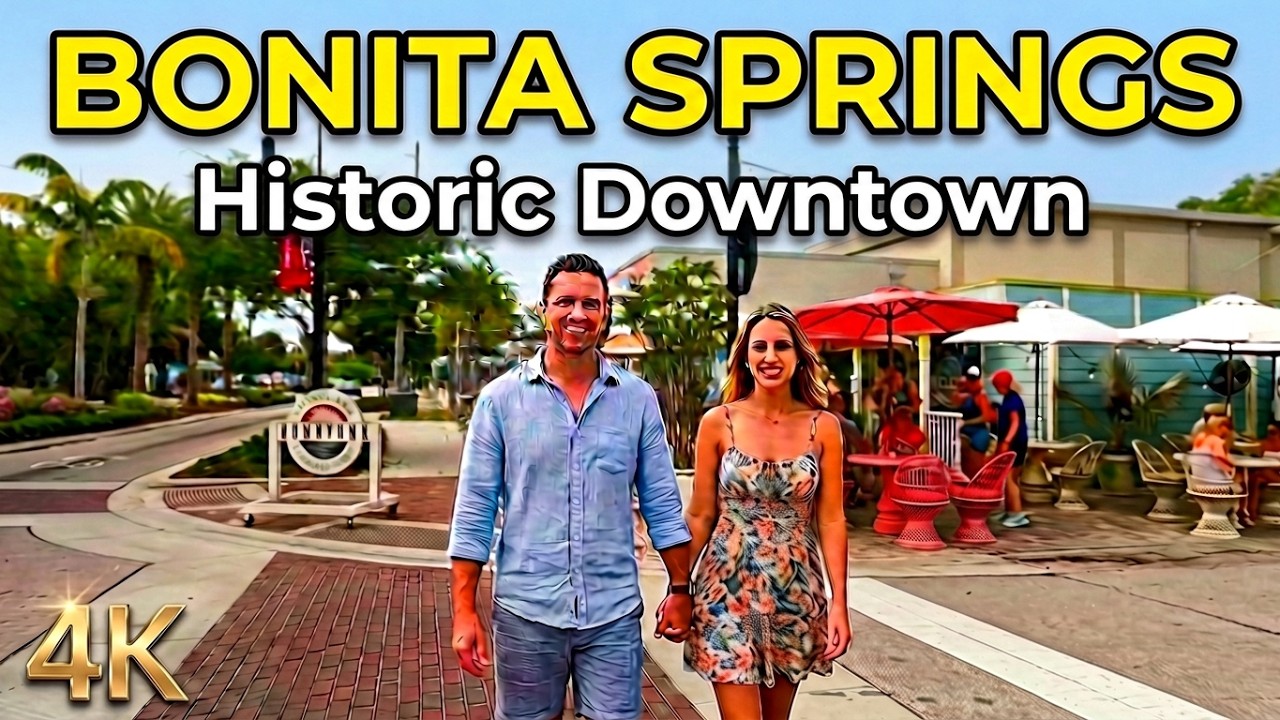 Historic Downtown Bonita Springs Florida. Things To Do, Places To Go See Paradise Coast [4K]