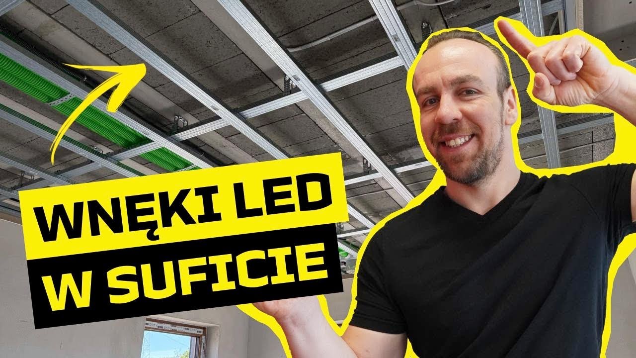 Jak zrobić sufit podwieszany z wnękami na LED remont4you.