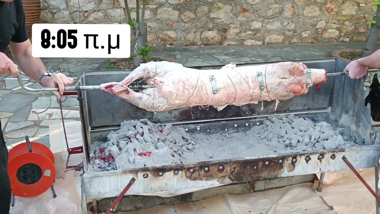 Πως ψήνουμε αρνί στη σούβλα