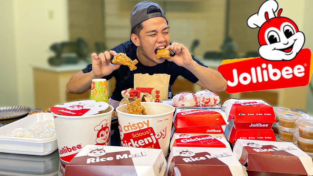ORDERING THE WHOLE MENU sa JOLLIBEE | BG
