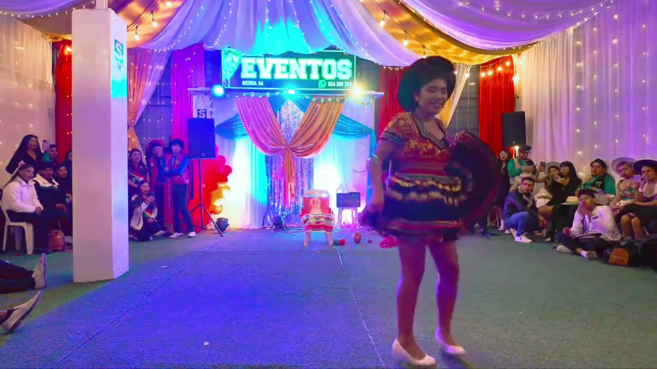 Presentación Candidata a Ñusta o Srta, Nayeli Ramos - Salay Bolivia Filial Arequipa