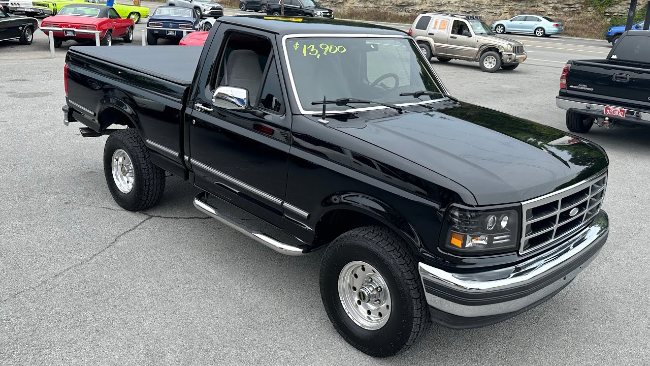 Test Drive 1995 Ford F-150 4x4 SWB 5.0 SOLD $13,900 Maple Motors #2201
