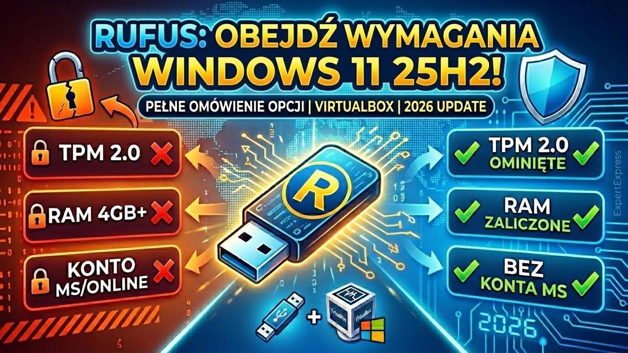Install Windows 11 25H2 on Any PC! Bypass TPM, RAM & MS Account with Rufus (2026)