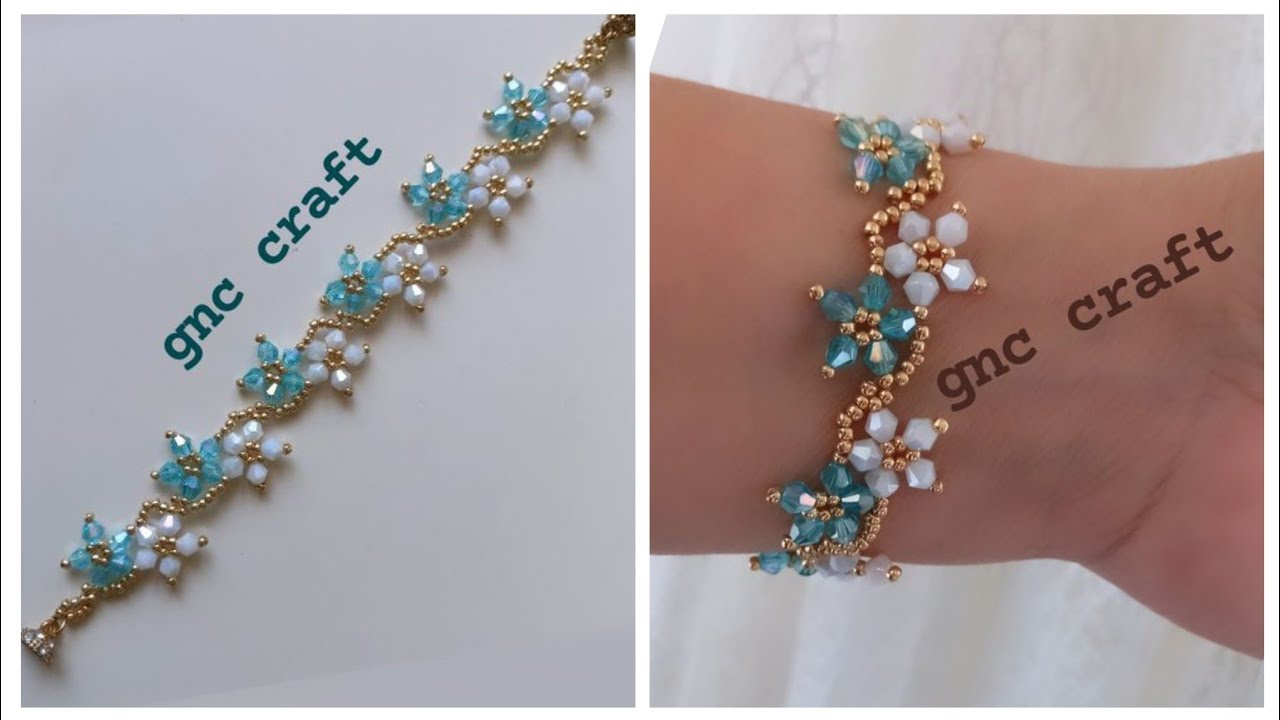 ÇİÇEKLİ  SARMAŞIK BİLEKLİK YAPIMI  FLOWER  İVY BRACELET MAKİNG