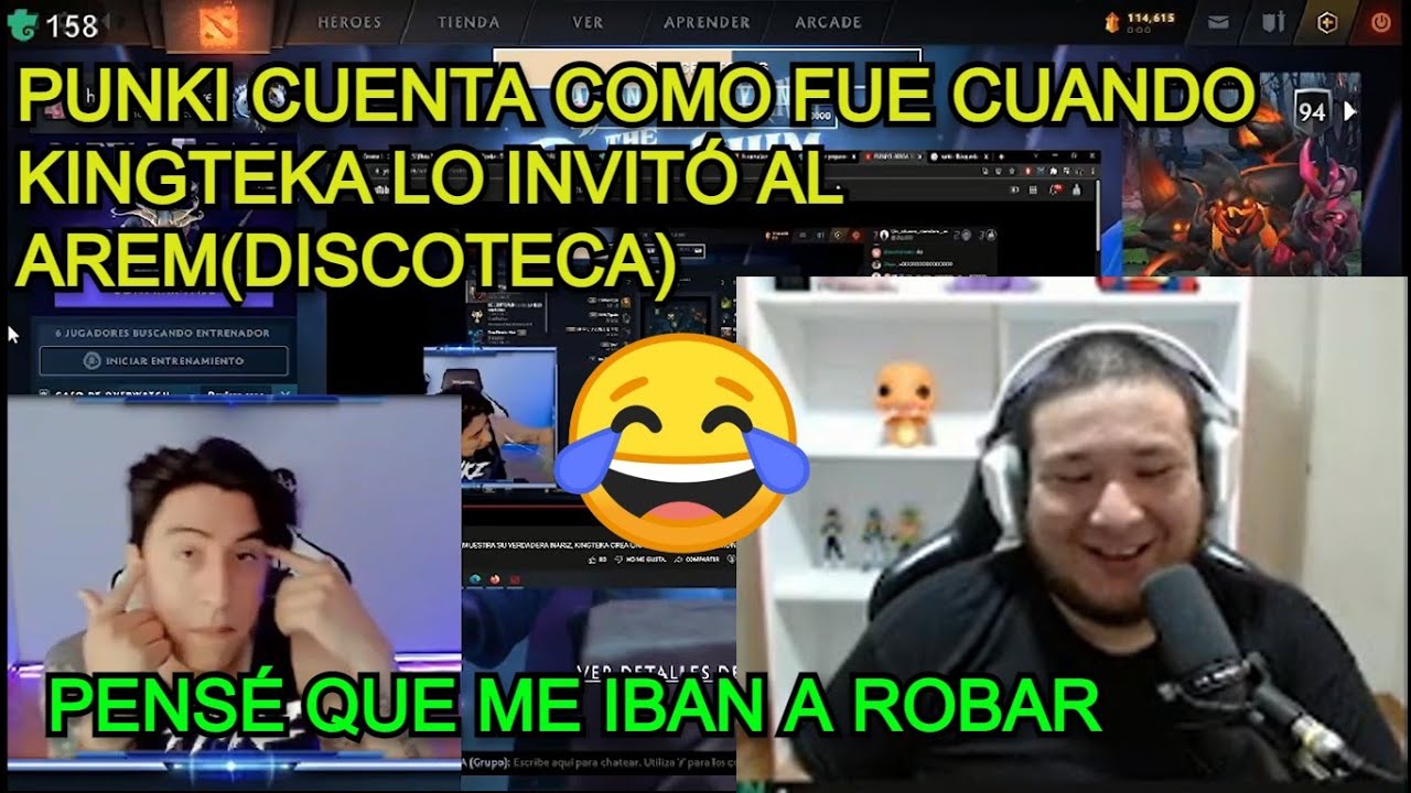 KINGTEKA REACCIONA A PUNKI CONTANDO CUANDO KINGTEKA LO INVITÓ AL AREM(DISCOTECA)