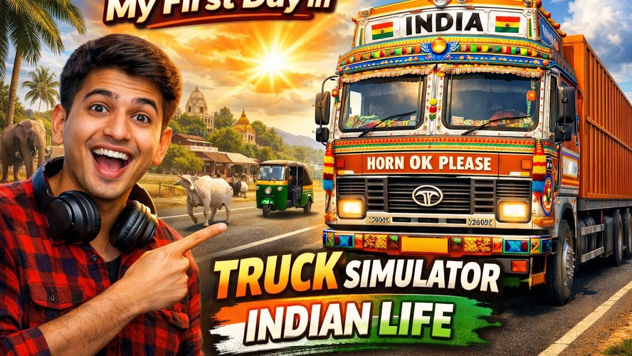 My first day in truck simulator 😄