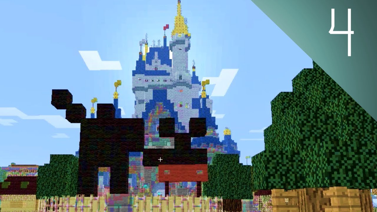 Minecraft Disney World - Rob Tours The Magic Kingdom! [MCMagic.us]