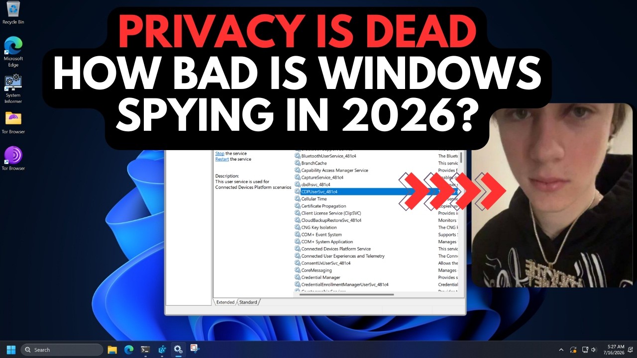 Слежка Microsoft в 2026 году &mdash; это безумие, и VPN не поможет!