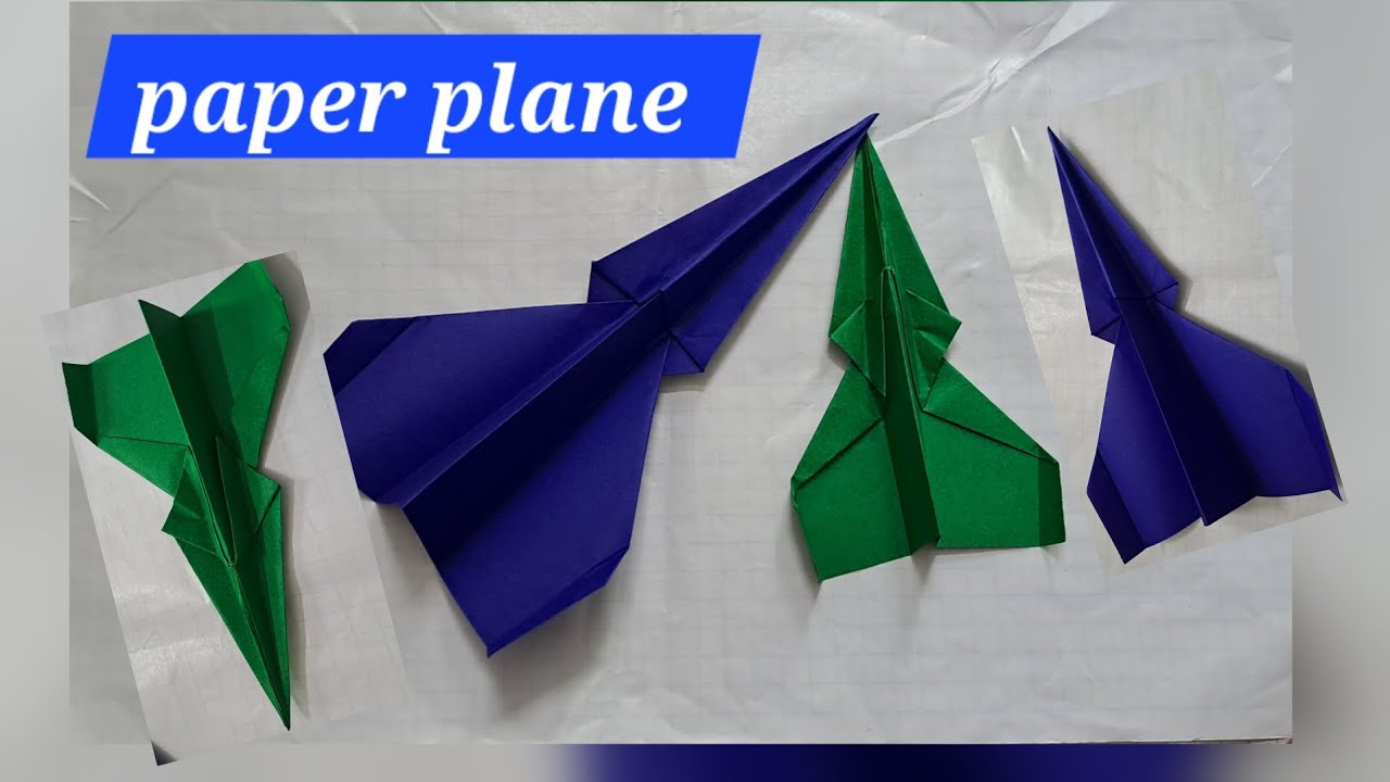 How to Eake an Easy Paper Airplane #papercrafts #origami 