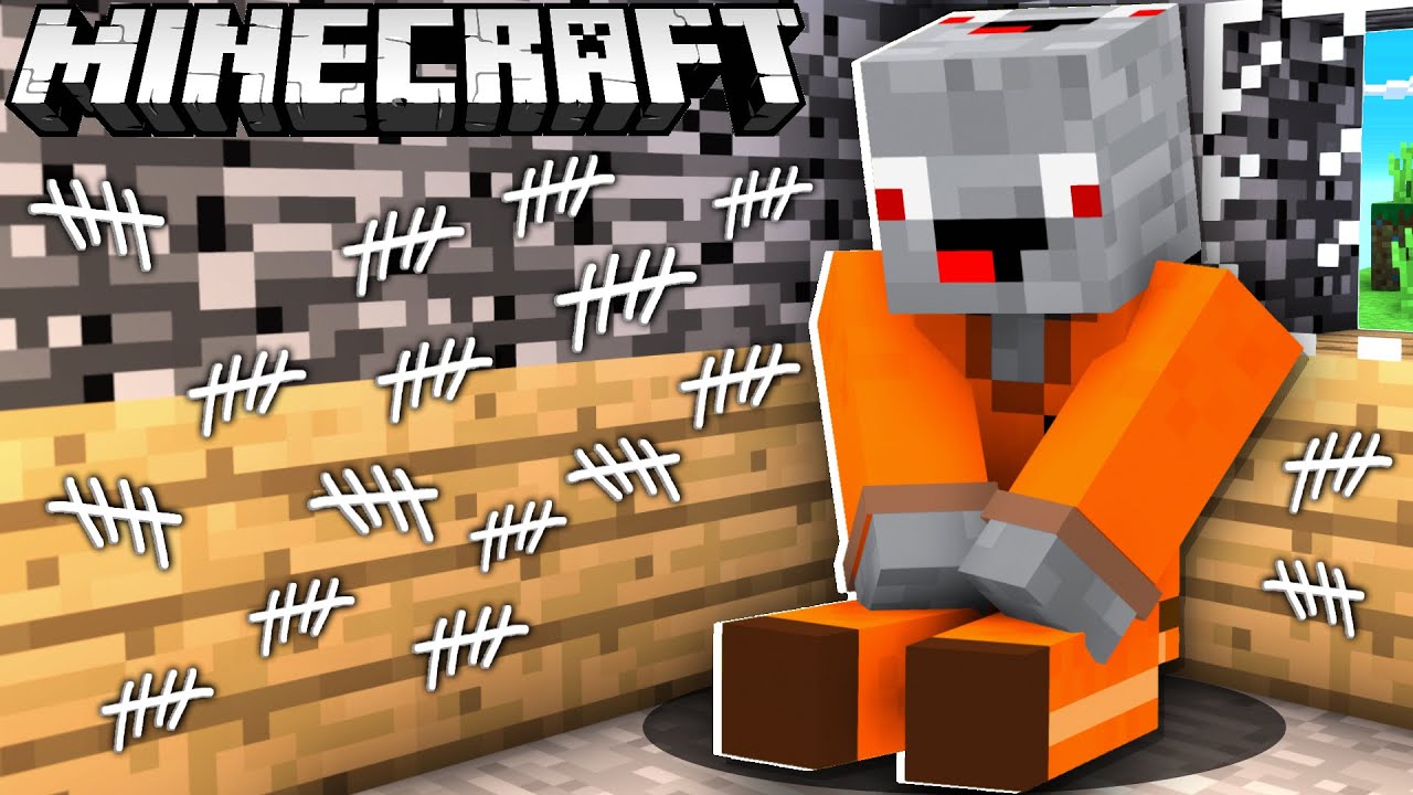 Ich Überlebte 100 Tage im Minecraft Gefängnis