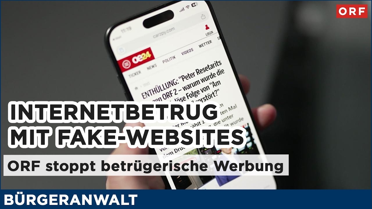 Internetbetrug mit Fake‑Websites: ORF stoppt betrügerische Werbung | Bürgeranwalt 14.03.2026