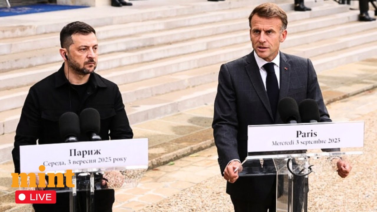 Live | Zelenskyy and Macron hold press conference after Ukraine meeting in Paris | Russia