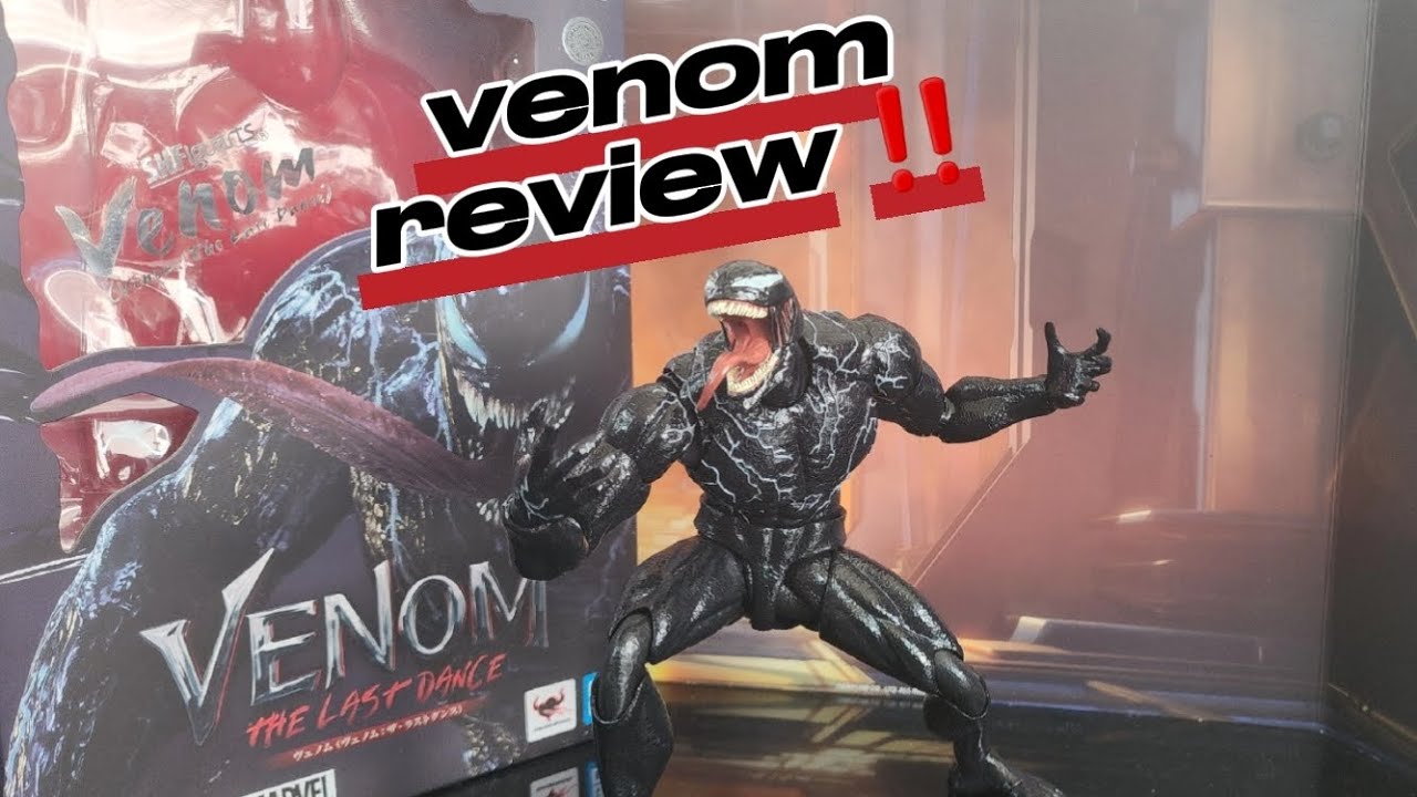 Shf Venom, the last dance review ‼️‼️#actionfigures #marvel #review #shfiguarts #venom 